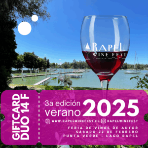 Giftcard dúo Rapel Wine Fest 2025 - 22 de febrero
